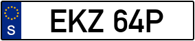 Truck License Plate